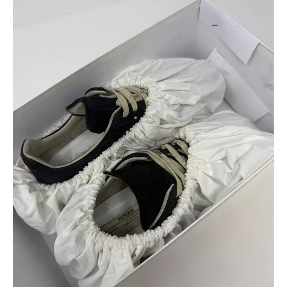 Maison Margiela Paint Splatter Replica GAT Black Size 9 US 42 EU - Picture 9 of 10